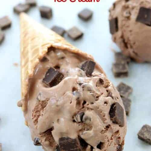 No-Churn Chocolate Chunk Ice Cream – Modern Honey