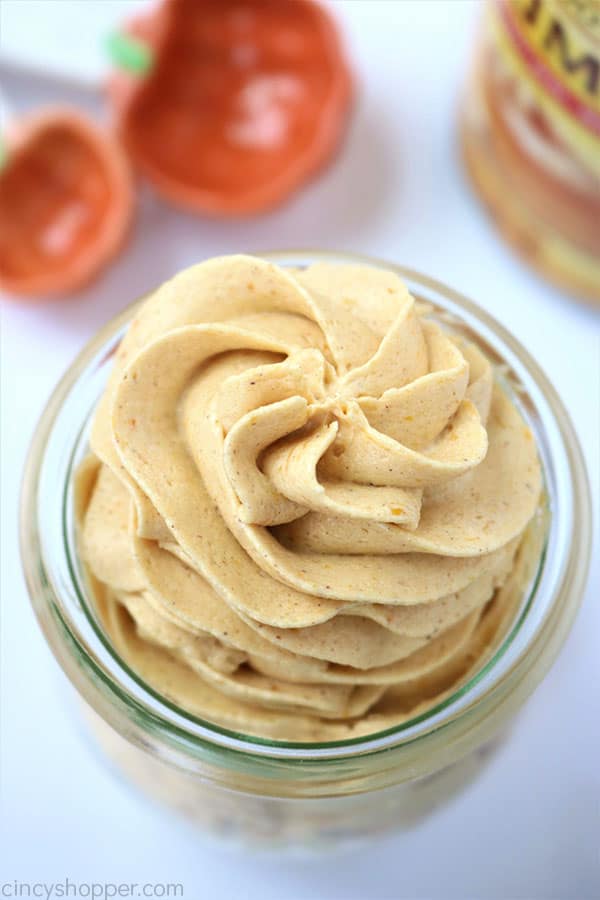 Homemade Pumpkin Buttercream Frosting - Perfect for cookies, cakes, cupcakes, and more!