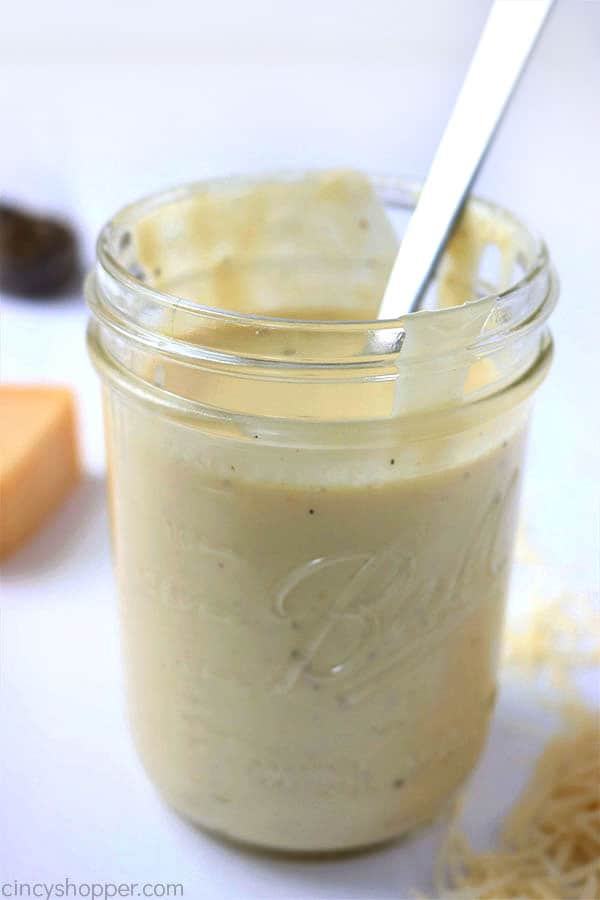 Alfredo Sauce from scratch in a jar