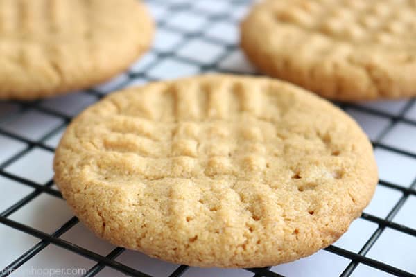Cooled Peanut Butter Cookies