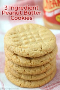 3 Ingredient Peanut Butter Cookies - CincyShopper