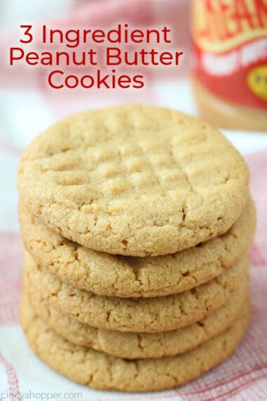 3 Ingredient Peanut Butter Cookies - CincyShopper