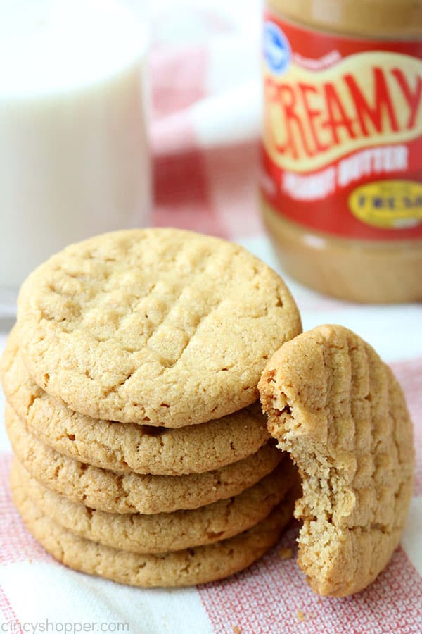 Our easy 3 Ingredient Peanut Butter Cookie is hands down THE Best Peanut Cookie. You will find them soft, chewy, and so much easier than a traditional peanut butter cookie.