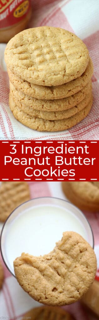 3 Ingredient Peanut Butter Cookies - CincyShopper