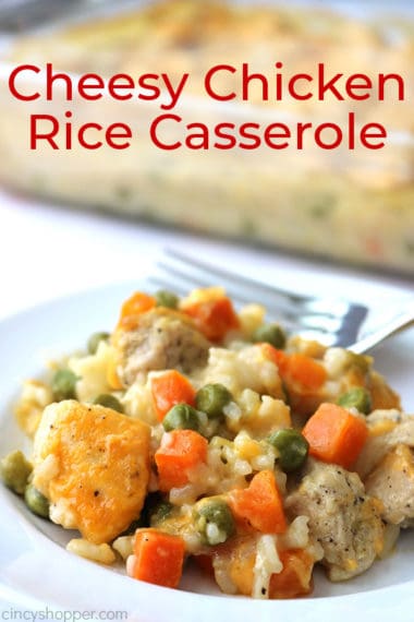 Cheesy Chicken and Rice Casserole - CincyShopper