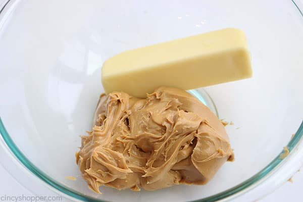 Making peanut butter frosting