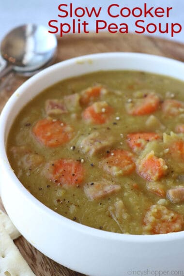 Slow Cooker Split Pea Soup - CincyShopper