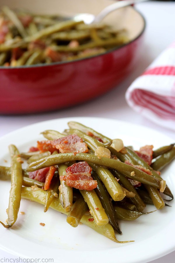 Southern green beans from scratch