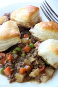 Skillet Ground Beef and Biscuits - CincyShopper