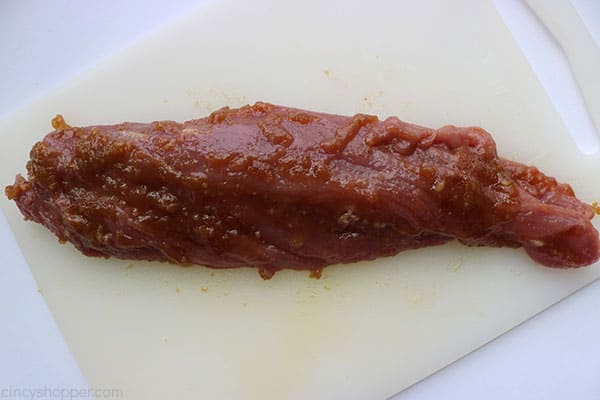 Garlic Brown Sugar rub on a pork tenderloin.