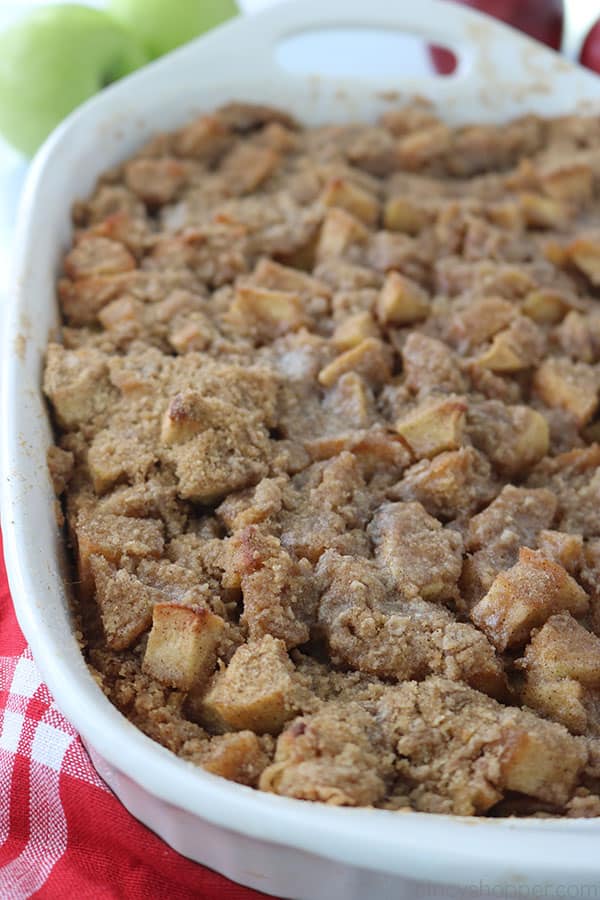 Casserole with overnight french toast bake.