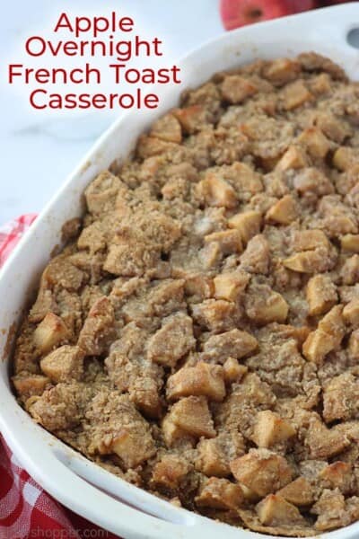 Apple Overnight French Toast Casserole - CincyShopper