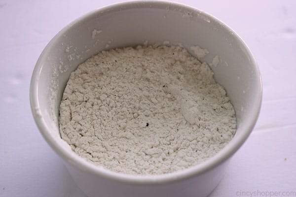 Flour mixture to make Creamy Chicken soup.