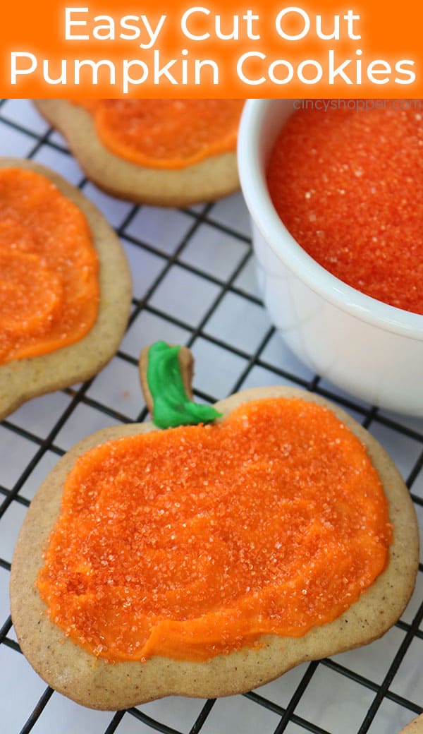 Easy Pumpkin shaped cookies.