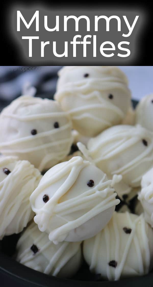 Cute Treat for Halloween- Mummy truffles