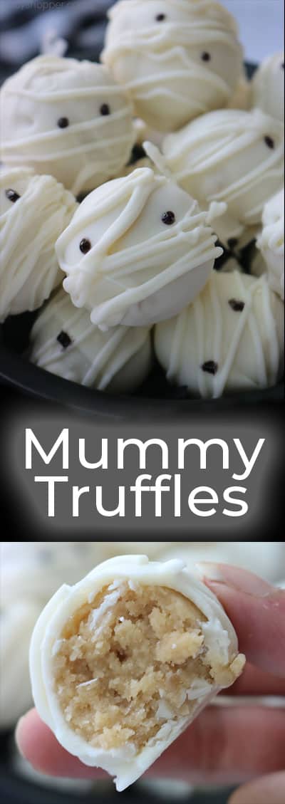 Easy Halloween Mummy Truffles