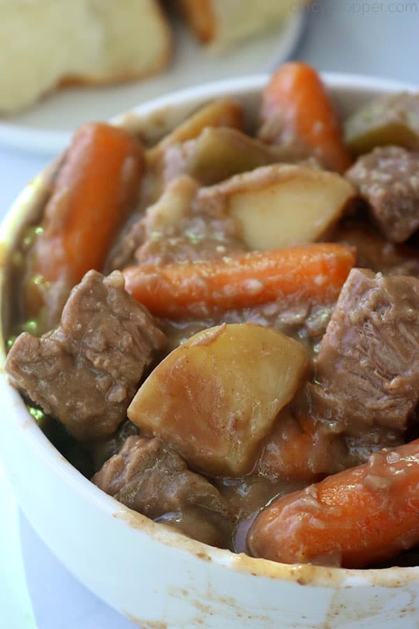 Slow Cooker Beef Stew in a bowl.