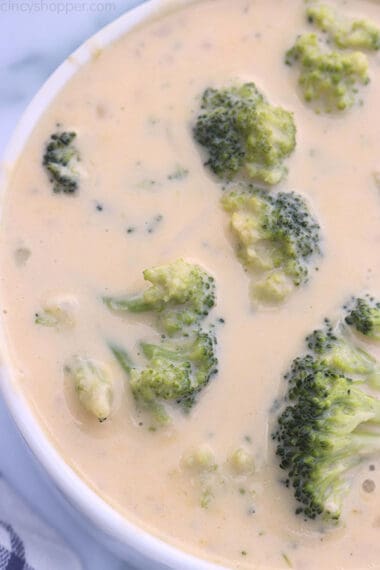 Slow Cooker Broccoli Cheese Soup - CincyShopper