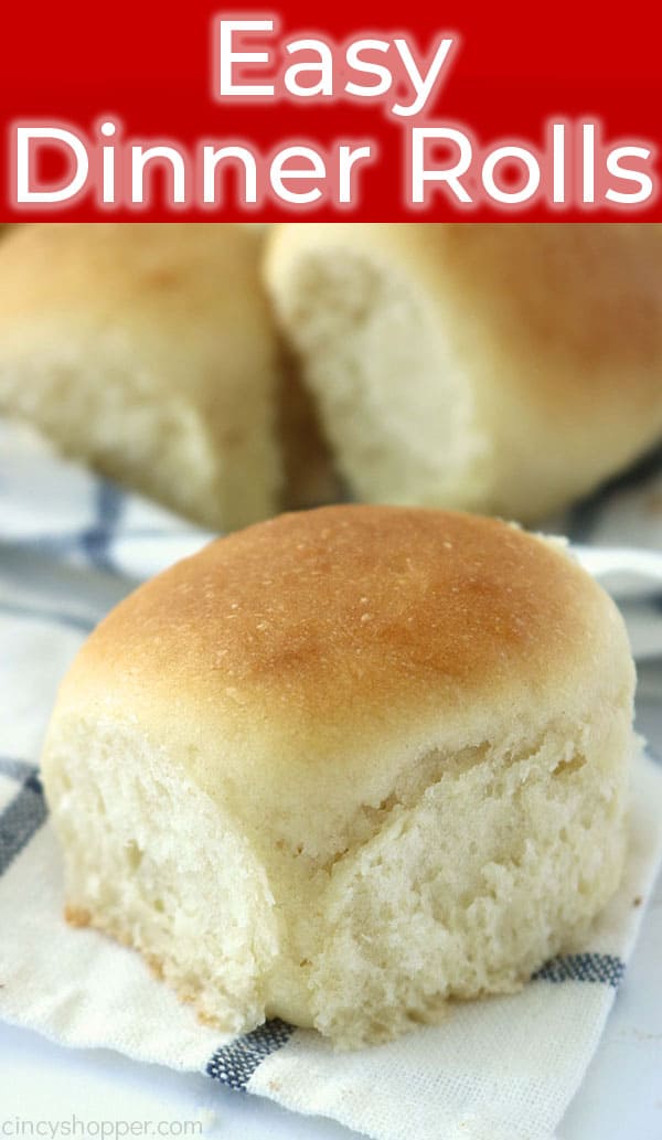 Easy dinner rolls.