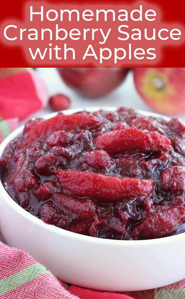 Easy Homemade Cranberry Sauce with Apples