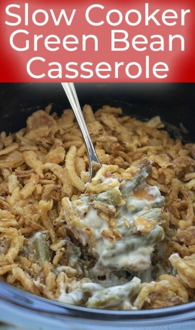 Slow Cooker Green Bean Casserole - CincyShopper