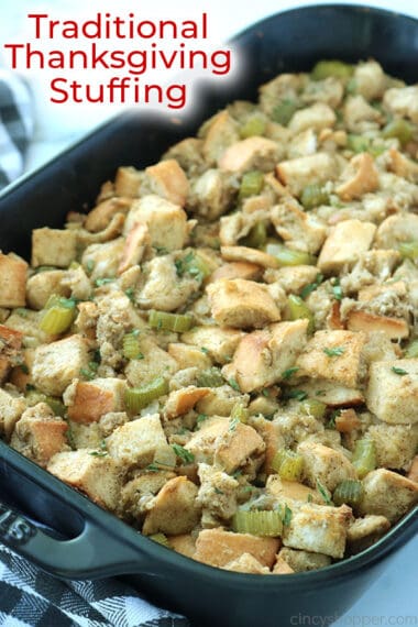 Traditional Thanksgiving Stuffing - CincyShopper
