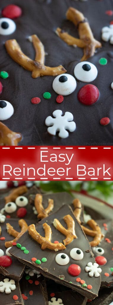 Easy Christmas Bark with Reindeer - CincyShopper