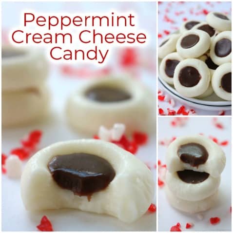 Peppermint Cream Cheese Candy