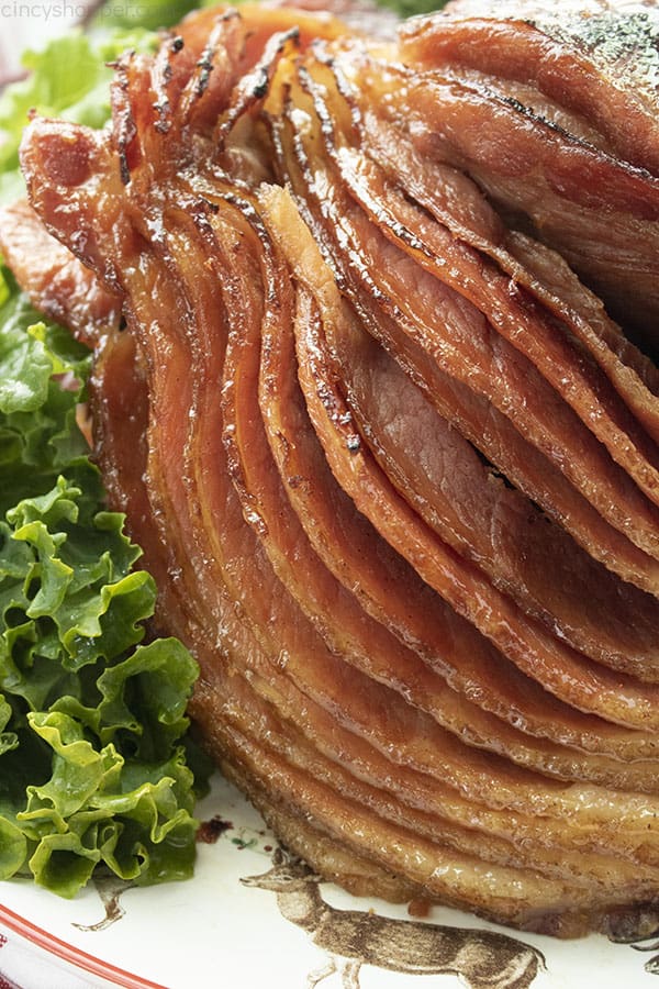 Homemade spiral Honey Baked Ham that's juicy every time!