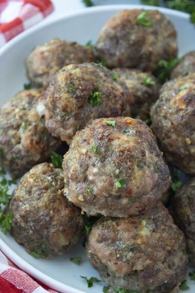 Homemade Baked Italian Meatballs Cincyshopper