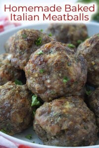 Homemade Baked Italian Meatballs - CincyShopper