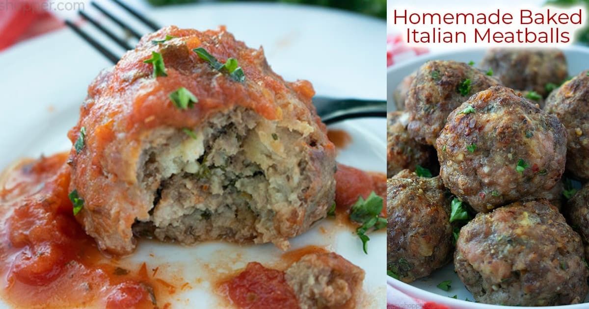 Homemade Baked Italian Meatballs Cincyshopper