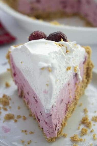 No Bake Cranberry Cream Pie - CincyShopper