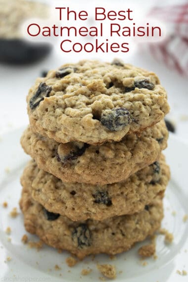 The Best Oatmeal Raisin Cookies - CincyShopper