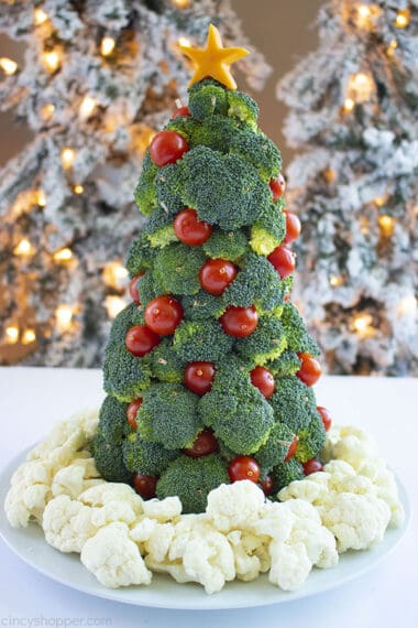 Veggie Christmas Tree Appetizer - CincyShopper