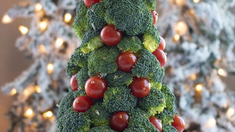 broccoli christmas tree