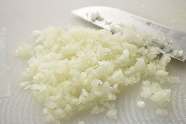 diced onion