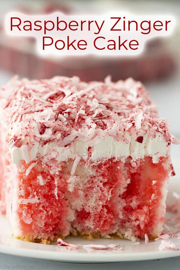 Raspberry Zinger Poke Cake - CincyShopper