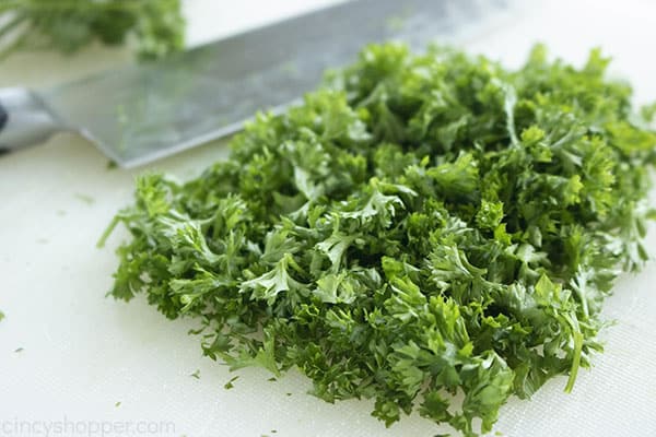 fresh parsley, finely chopped