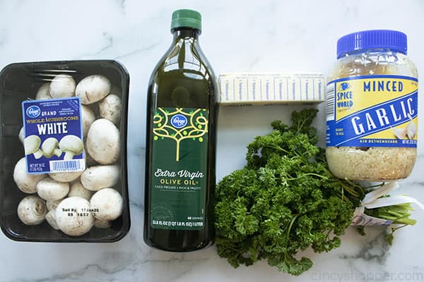 ingredients to make sauteed mushroom recipe