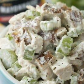bowl of classic chicken salad