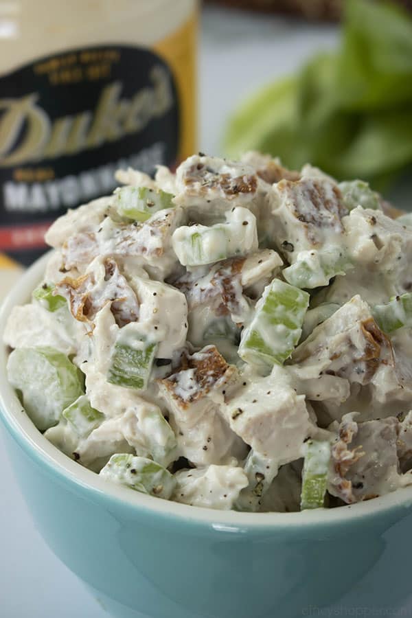 bowl of the best chicken salad