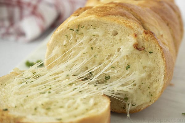 cheesy loaf of French bread