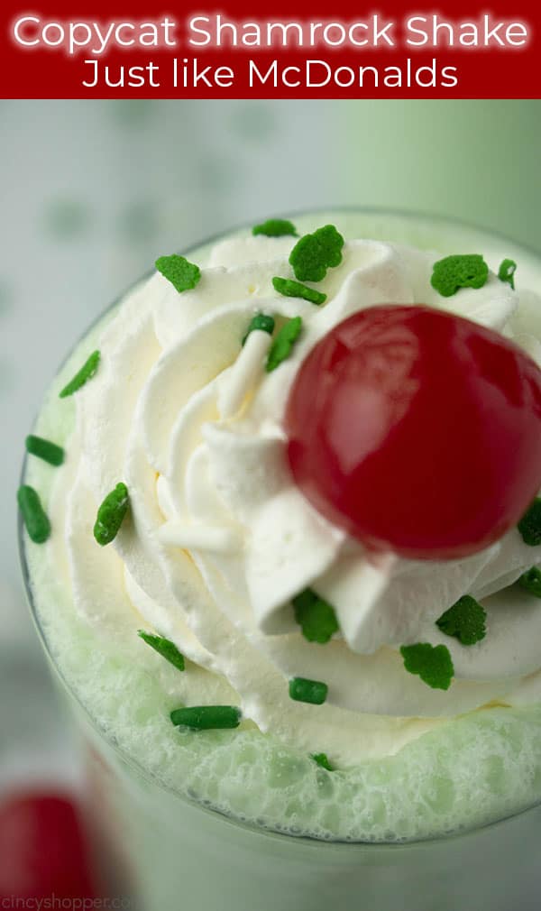 titled image (and shown) Copycat Shamrock Shake