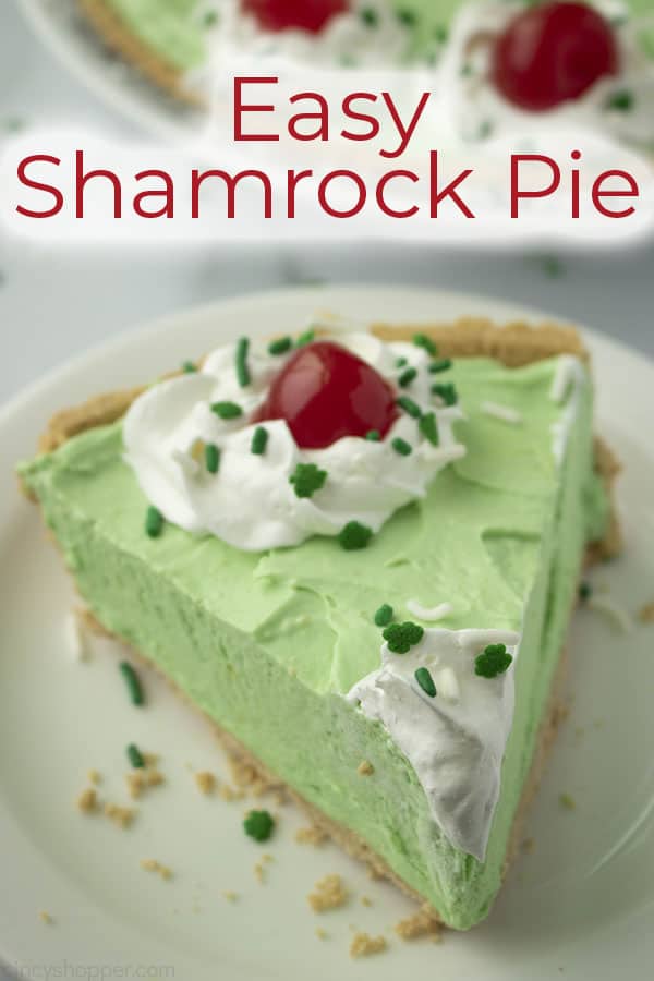 Easy pie with mint flavoring