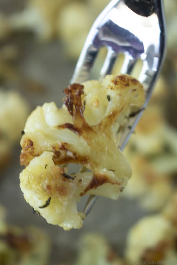 Roasted cauliflower makes a delicious side dish.