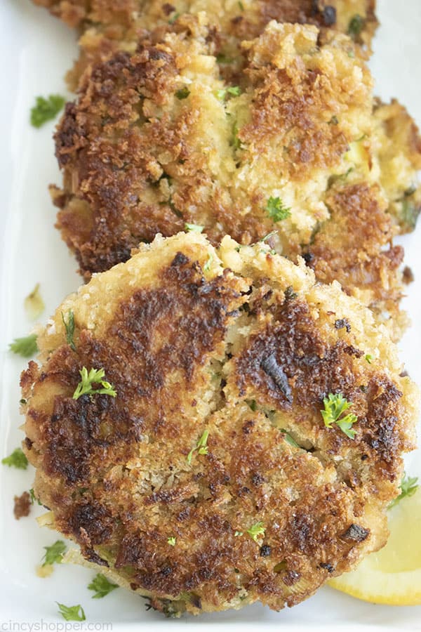 pan fried seafood cakes