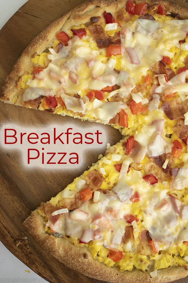 titled photo (and shown): breakfast pizza