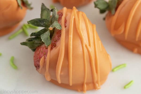 Carrot Chocolate Covered Strawberry