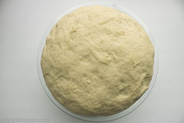 ball of risen dough